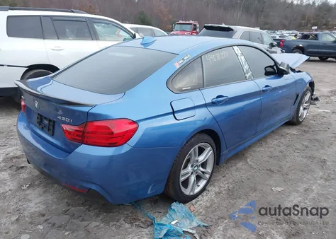 2017 BMW 430I Gran Coupe xDrive z USA, uszkodzony, nr VIN WBA4F9C56HG792585